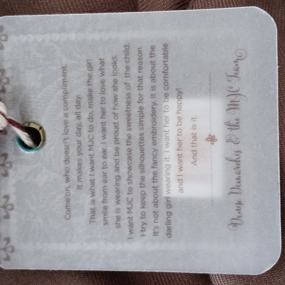 🆕 🍁Matilda Jane🍁 - Brown "Ambitious You" Vest w/Crochet Lace Collar - Picture 4 of 16